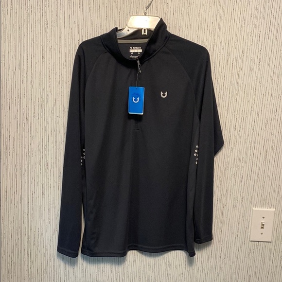 NORTHYARD Men's Running Shirt Large Quarter Zip Pullover Moisture Wicking - Picture 1 of 8